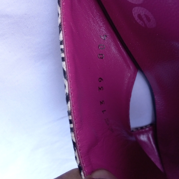 Le Babe Chunky Heel Slide in Shoes - Picture 10 of 10